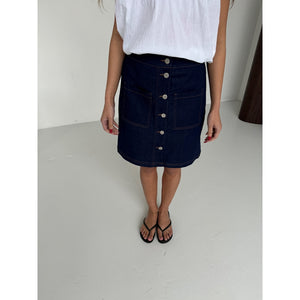 CONTINUE SKIRT AMY SOLID BLUE 14779