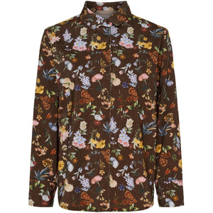 MARTA SHIRT 258042 BROWN BABY FLØJL