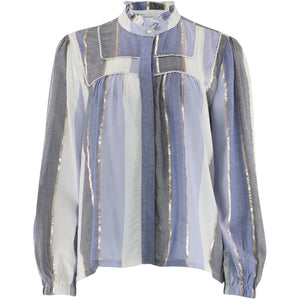 CONTINUE BLOUSE ISABELLA BLUE