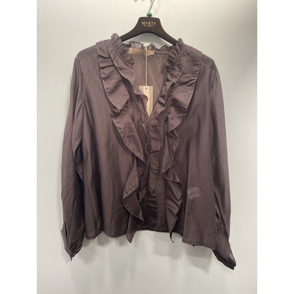 MARTA SHIRT BROWN 5822