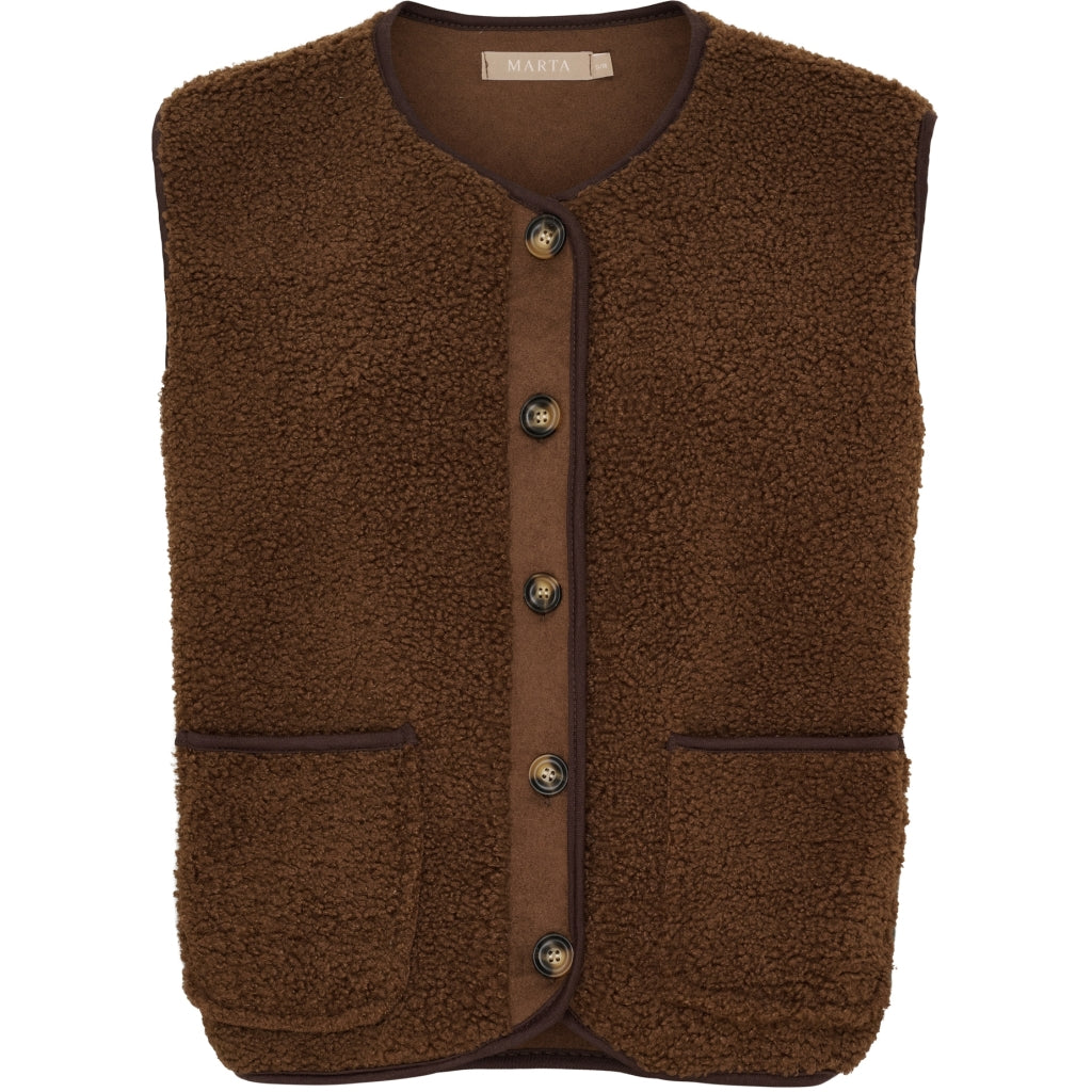 MARTA BAMSE VEST BROWN 25172