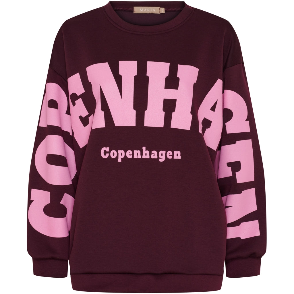 MARTA SWEATSHIRT BORDEAUX 22659