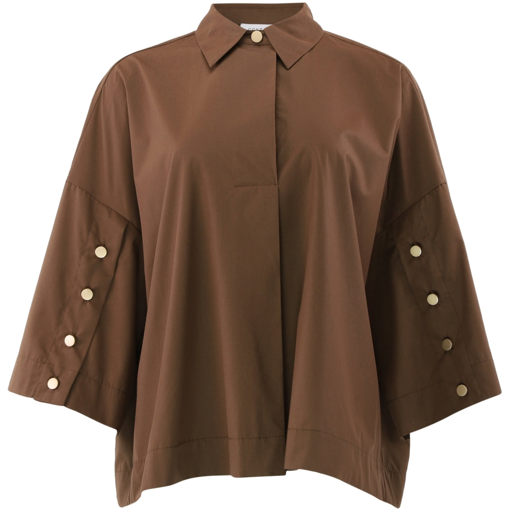 CONTINUE BLOUSE KLARA BROWN