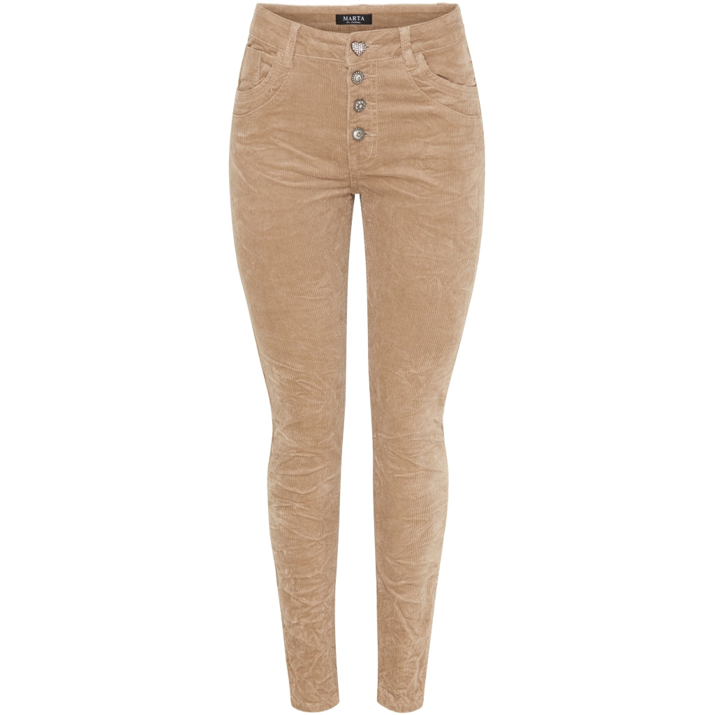 MARTA LINA BUKS BEIGE FLØJL 108