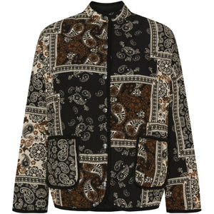 MARTA JAKKE ARIANE BROWN/BLACK 230150