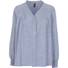Indlæs billede til gallerivisning PREPAIR BLOUSE MACY BLUE/WHITE
