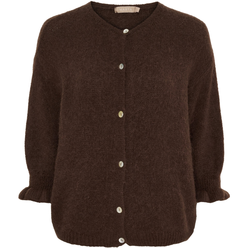 MARTA CARDIGAN BROWN 2413