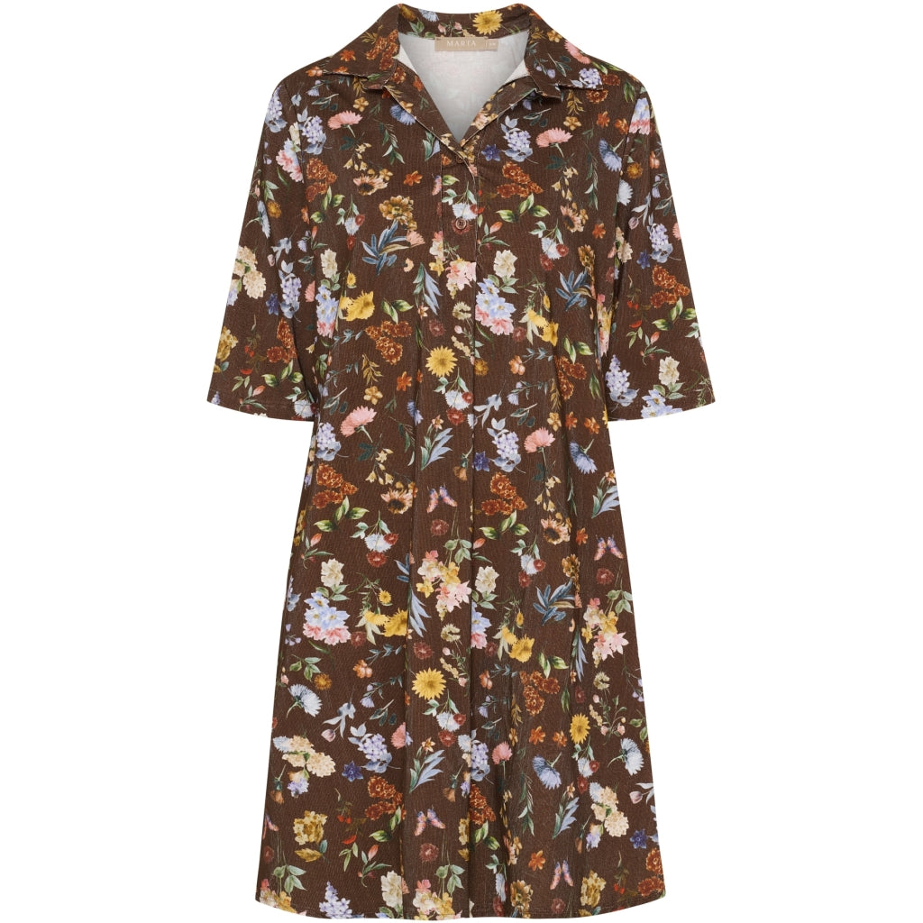 MARTA DRESS 259351 BROWN BABY FLØJL