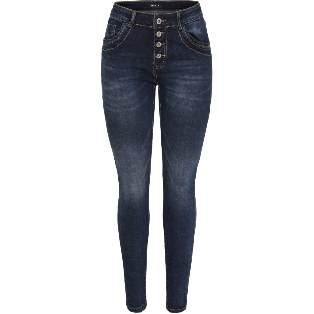 MARTA JEANS EMMA DARK BLUE 2504