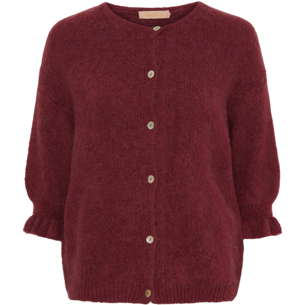 MARTA CARDIGAN VINO 2413