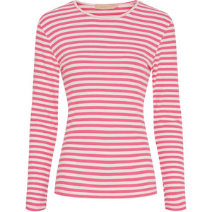 MARTA TEE PINK/WHITE 49066