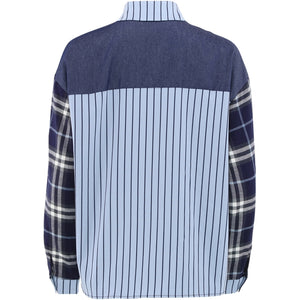 CONTINUE SHIRT ALICE MIX BLUE