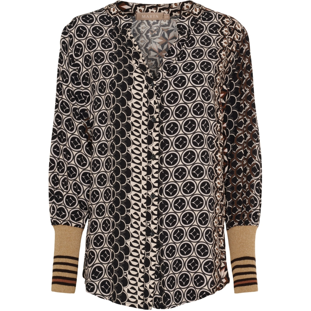 MARTA SHIRT NERO 25161