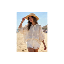 Indlæs billede til gallerivisning LECOCO BLOUSE VERONICA OFF WHITE 35143
