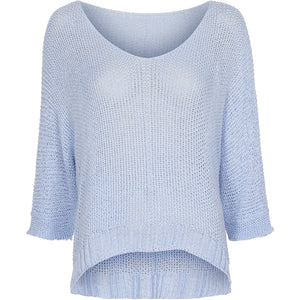 MARTA BLOUSE 7010 LYS BLÅ