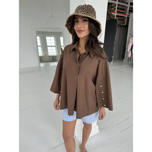 CONTINUE BLOUSE KLARA BROWN