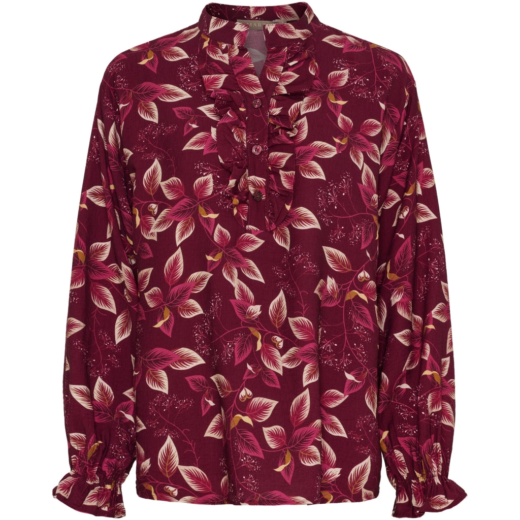 MARTA BLOUSE 5891 BORDEAUX