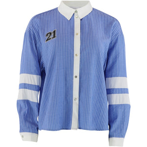 CONTINUE SHIRT ALLY 21 BLUE STRIPE