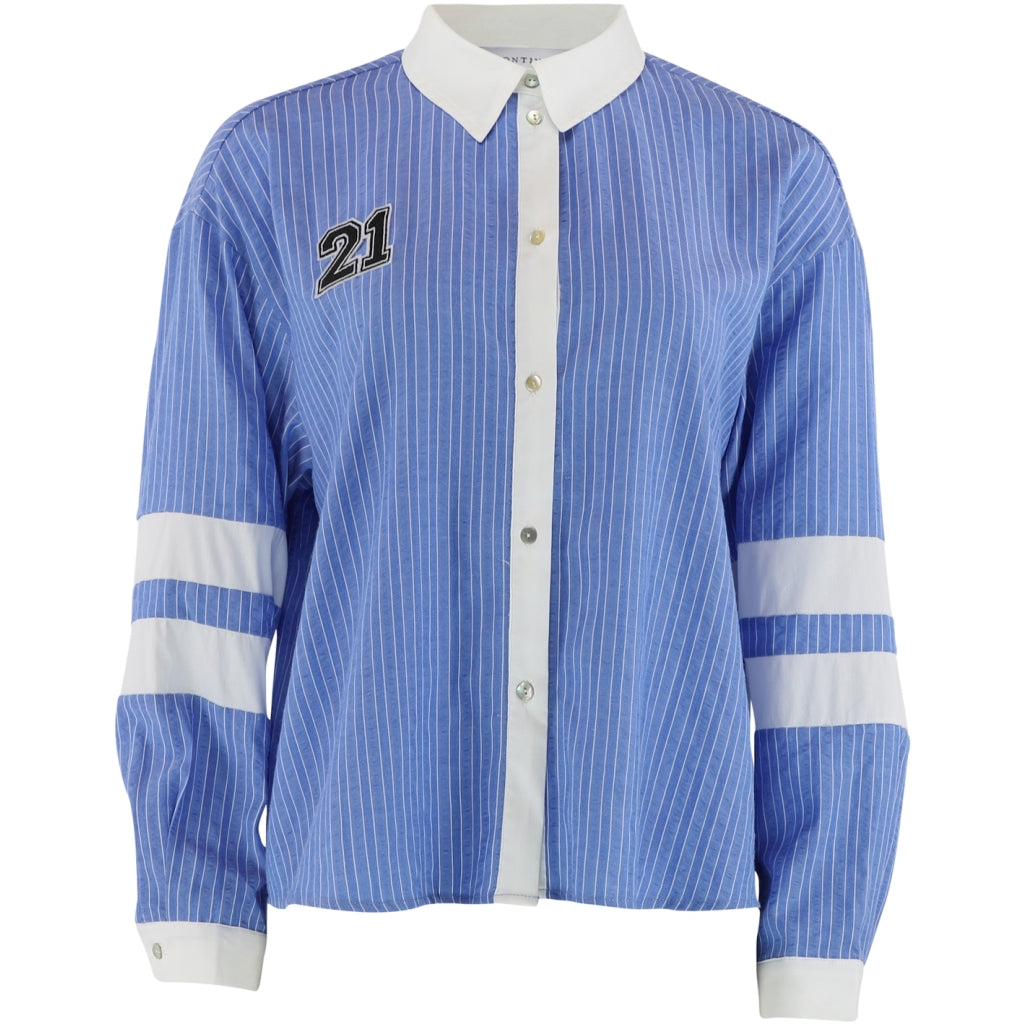 CONTINUE SHIRT ALLY 21 BLUE STRIPE