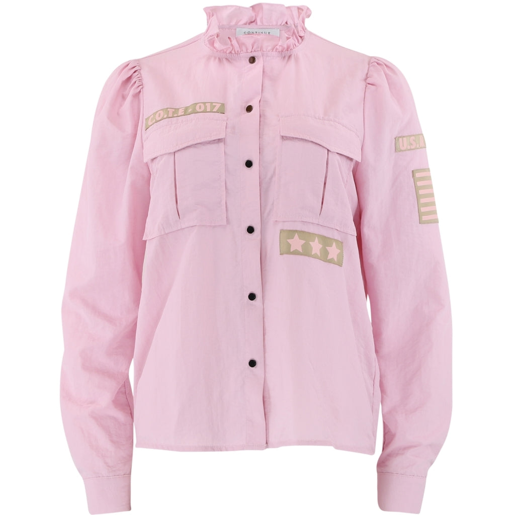 CONTINUE SHIRT MILI PATCH ROSE