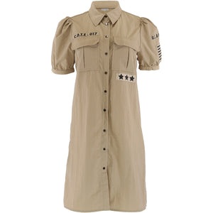 CONTINUE DRESS MILLI PATCH SAND SS