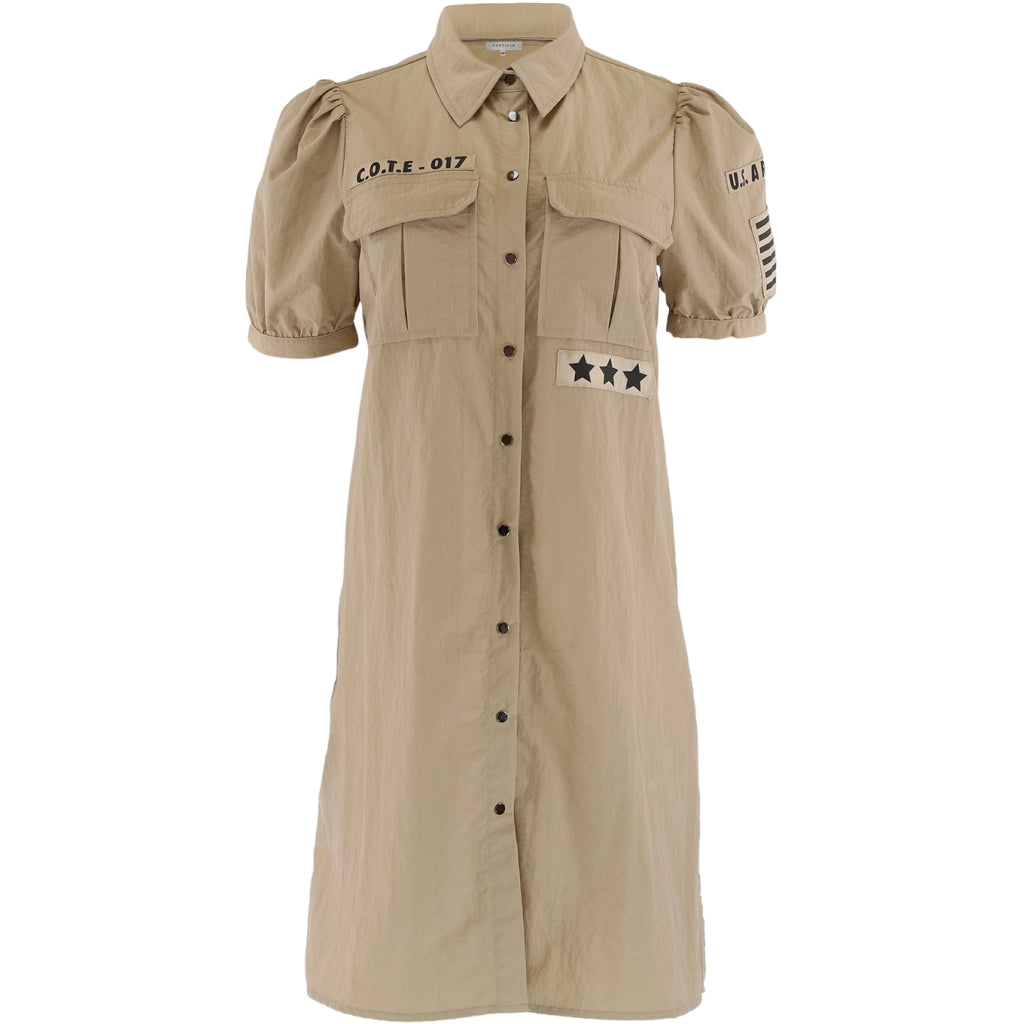 CONTINUE DRESS MILLI PATCH SAND SS