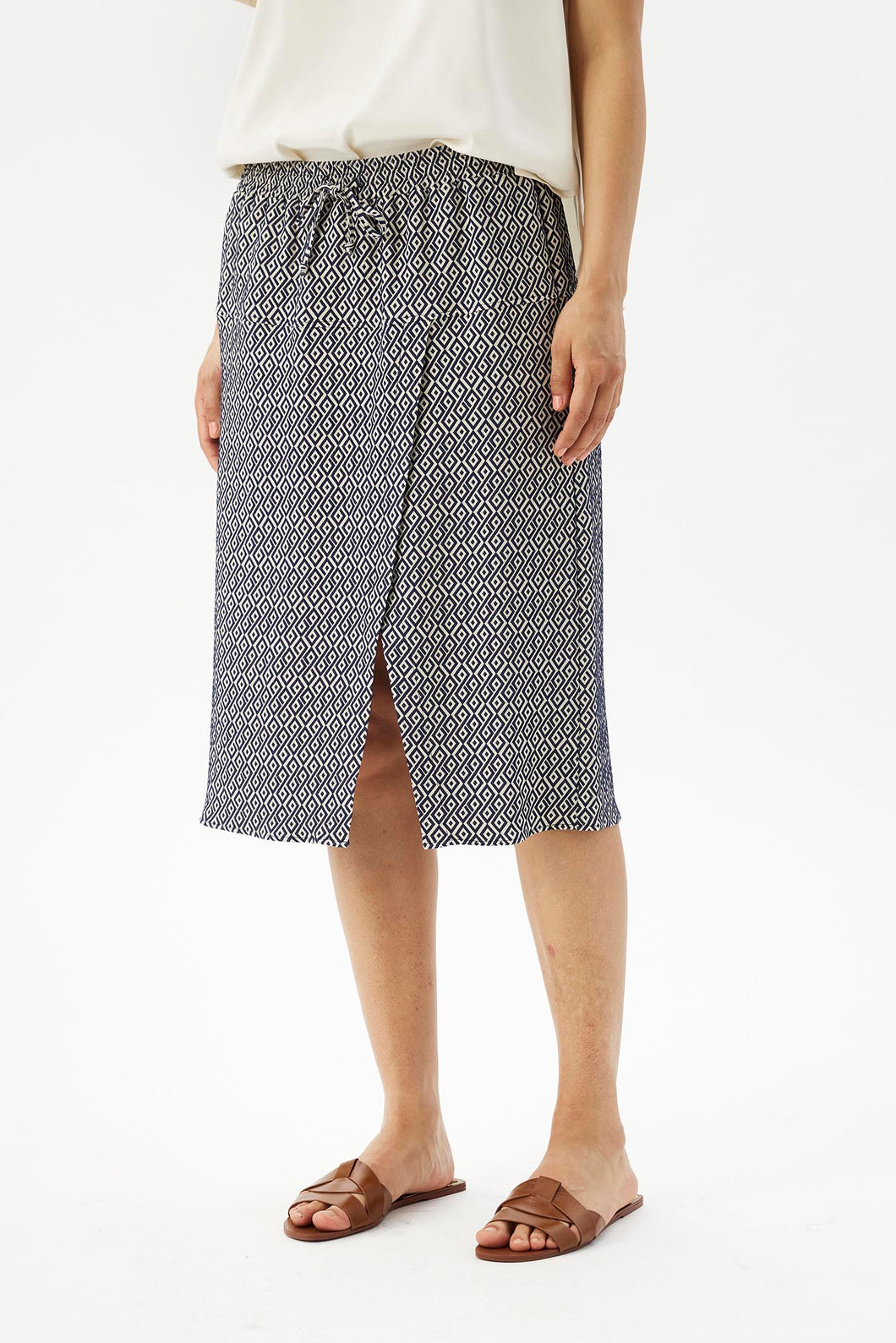 IN FRONT SKIRT SENSA NAVY