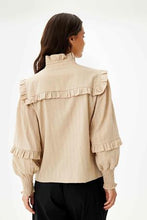 Indlæs billede til gallerivisning IN FRONT BLOUSE FINE SAND
