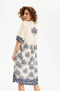 IN FRONT LOTUS DRESS
