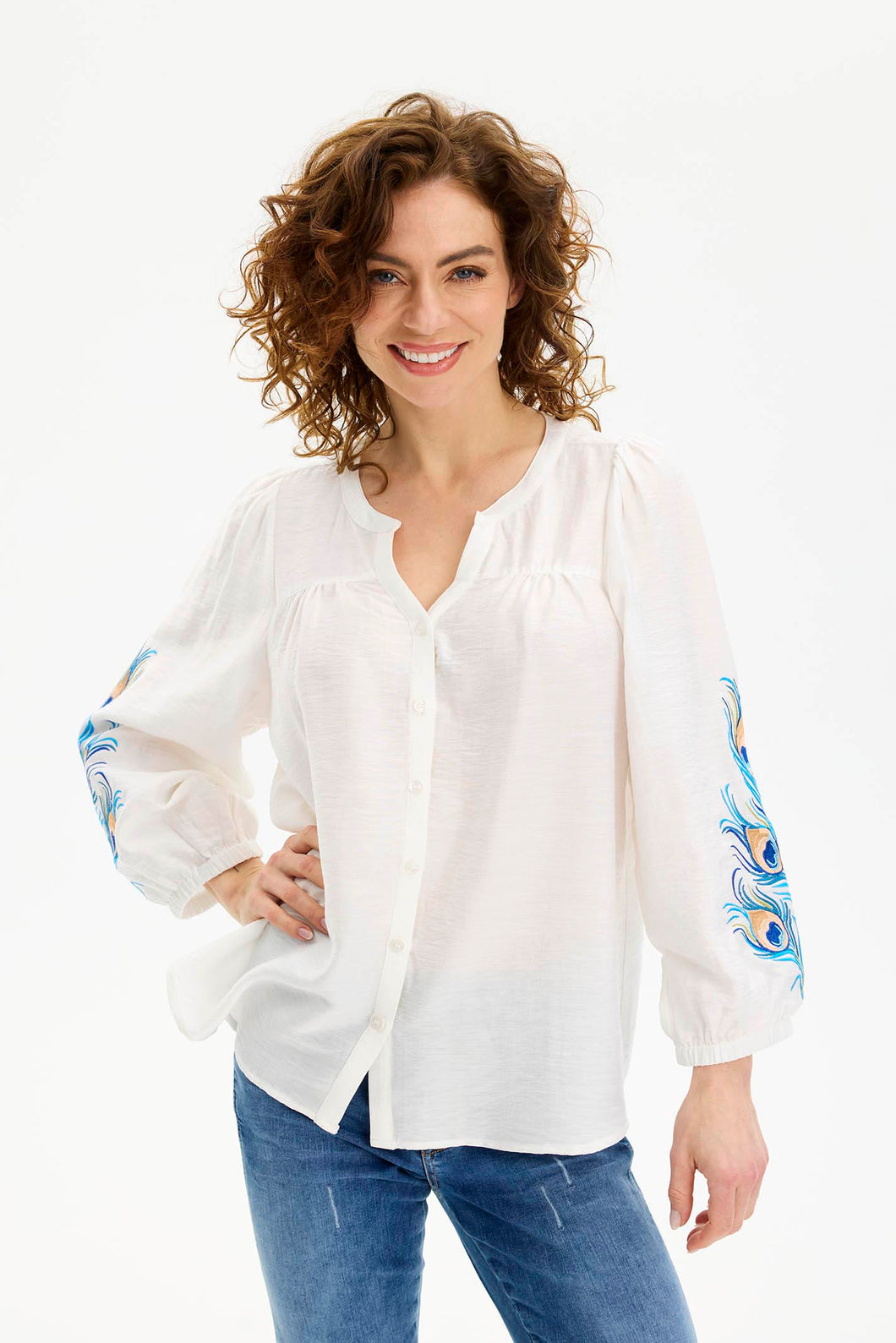 IN FRONT SHIRT CORA WHITE
