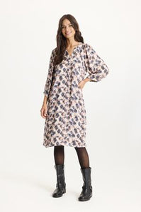 IN FRONT DRESS FILICE BROWN