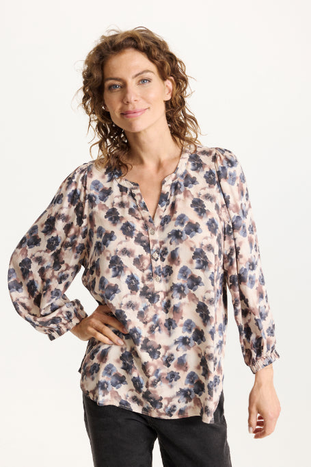 IN FRONT BLOUSE FILICE BLOUSE BROWN