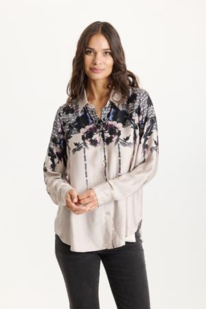 IN FRONT BLOUSE SIRENE  ASH PLUM