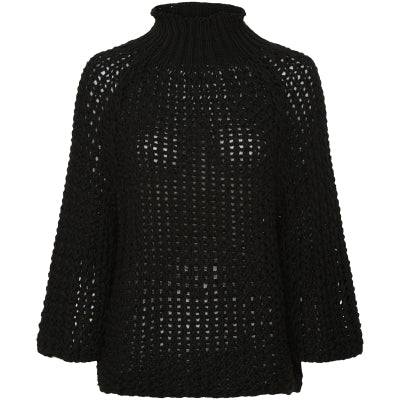 MARTA STRIK BLOUSE 201132 BLACK