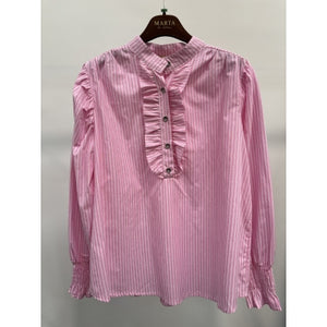 MARTA SHIRT 6811 ROSA/WHITE