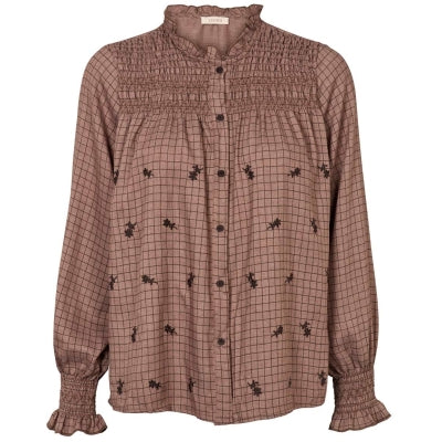 LECOCO BLOUSE CHOCO 34834