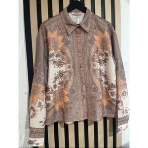 LECOCO BLOUSE TAUPE 34875