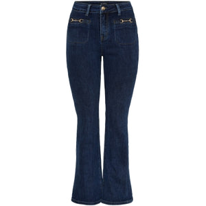 MARTA JEANS JEANETT DEMIN BLUE MED GULD BISLER