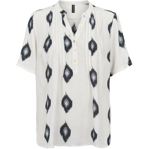 PREPAIR BLOUSE BELINDA OFF/WHITE BLUE