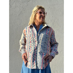 GASPAR MALMØ JACQUARD SHIRT CHALK