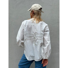 Indlæs billede til gallerivisning GASPAR POPLIN SHIRT LÆSØ WHITE 2501342
