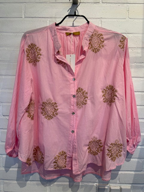 BOHO LOVE SHIRT ROSE/GOLD