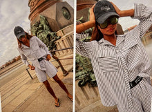 Indlæs billede til gallerivisning HUMBLE SHIRT GRACE BLACK COMBI

