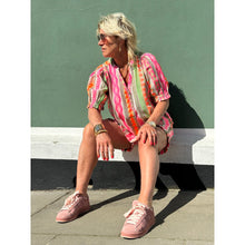 Indlæs billede til gallerivisning GASPAR BLOUSE TUNØ SS JACQUARD MULTICOLOUR
