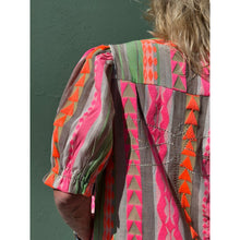 Indlæs billede til gallerivisning GASPAR BLOUSE TUNØ SS JACQUARD MULTICOLOUR
