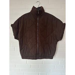 BOHO LOVE DYNE VEST BROWN