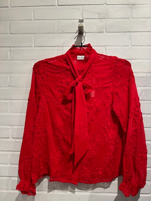 PULZ BLOUSE JIANA RED