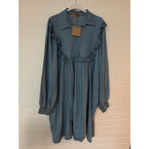BOHO LOVE DRESS COWBOY LIGHT BLUE