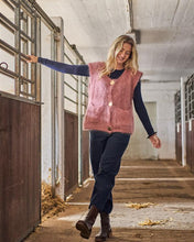 Indlæs billede til gallerivisning BLACK COLOUR VEST 1217 WINTER ROSE

