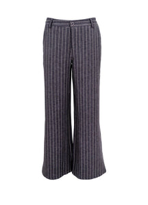 BLACK COLOUR CHICAGO PANT GREY STRIPE 40496